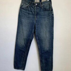 NWT Everlane The ’90s Cheeky Straight Jean in Vintage Mid Blue